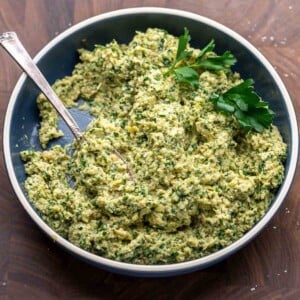 Artichoke pesto recipe featured image.