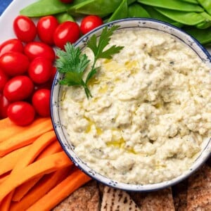 Baba ganoush recipe featured image.