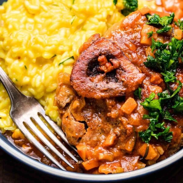 Osso buco recipe featured image.