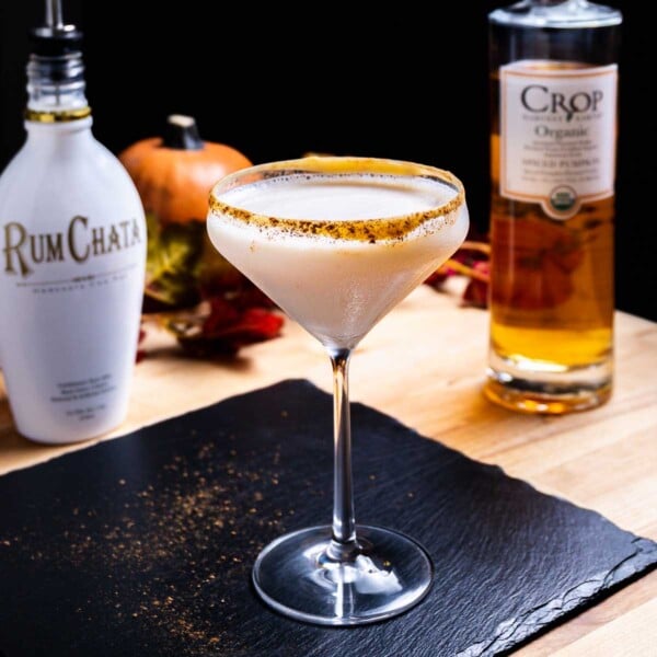 Pumpkin spice martini featured image.